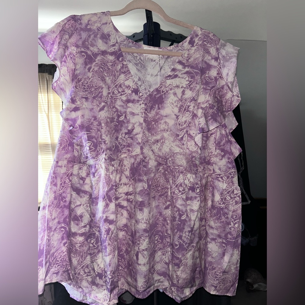 Emily Wonder Ruffle Sleeve Top